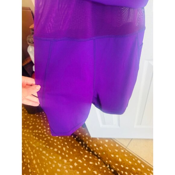 NWT Sweaty Betty Purple Racerback Power Workout Tennis Golf Skort Dress Sz 8 - Picture 3 of 11